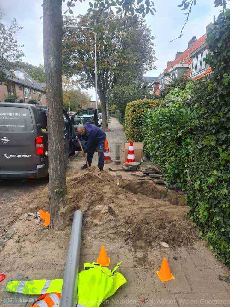 Graven riool Naarden